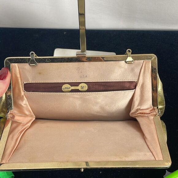 Gold Vintage Evening Bag - Picture 7 of 8